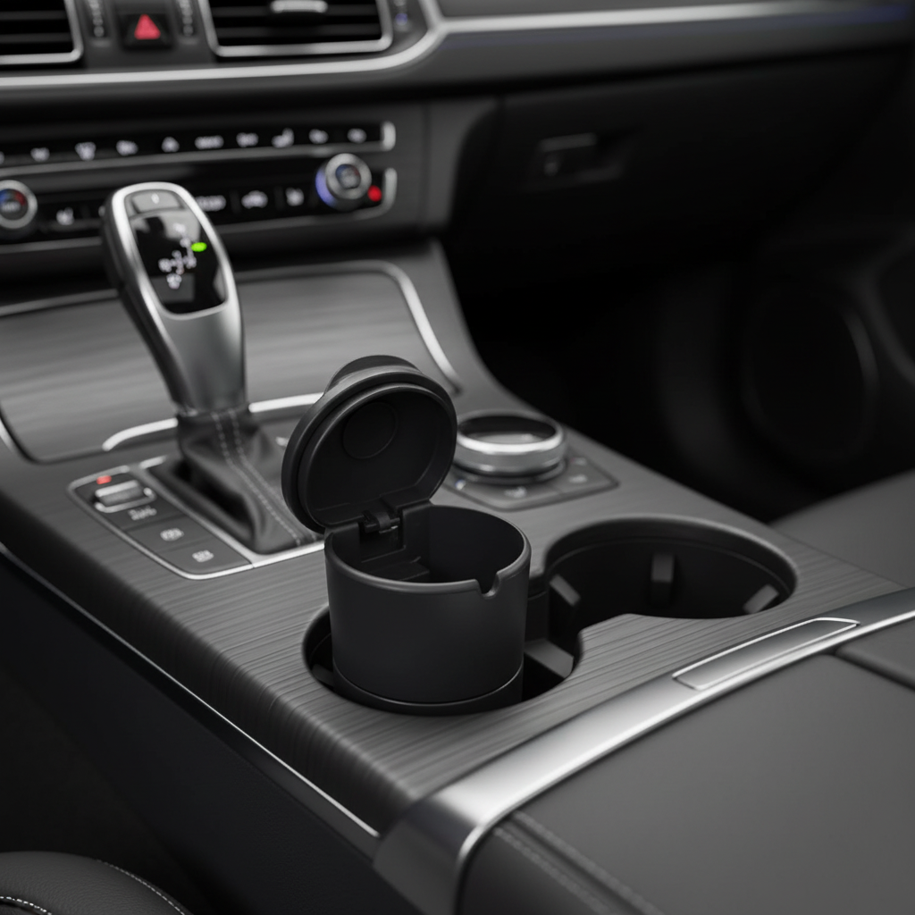 Cendrier de Voiture Portable – Compact & Sans Odeur